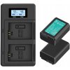 NP-FW50 Batéria + LCD Nabíjačka pre Sony Alpha A7R A7m2 a7S a3000 a5000 NEX-5N