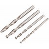 EXTOL CRAFT 408010B frézy stopkové, sada 4ks, ?3,2-4-6-6,3mm, HSS6542