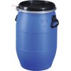 Plastový sud s vekom 60 l modrý