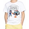 Fajntričko Kids Detské tričko - Keď vyrastiem, budem policajt, Farba biela, Strih/ Variant UNISEX