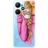 Odolné silikónové puzdro iSaprio - My Coffe and Blond Girl - Infinix Hot 30i