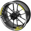 SEFIS sada farebných prúžkov EASY na kolesa Yamaha MT-09 žltá