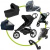 Akčný set Thule Urban Glide 3 Black + vanička + madlo + UNI pláštenky Emitex + UNI moskytiéra na vaničku a športiak