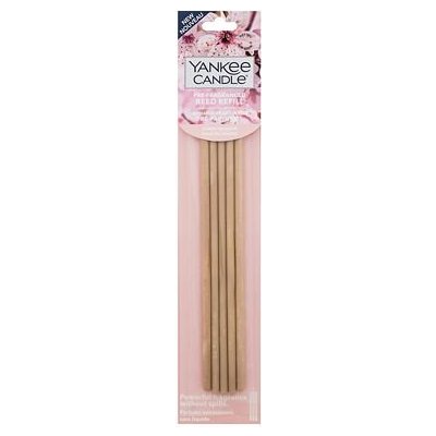 Yankee Candle Cherry Blossom Pre-Fragranced Reed Refill 5 ks náhradní vonné tyčinky do difuzéru