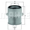 KNECHT Vzduchový filter LX673