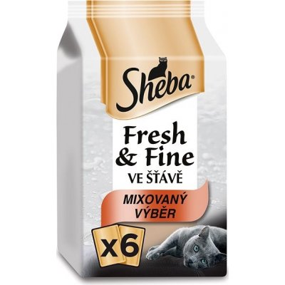 Sheba Fresh Fine Mixovaný výběr 6 x 50 g