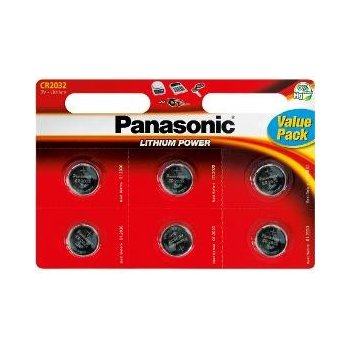 PANASONIC CR-2032EL/6BP 6ks