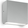 Exteriérové nástenné svietidlo Ideal lux 113760 TETRIS-1 AP1 GRIGIO 1xG9 15W IP44