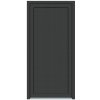 Solid Elements Vedľajšie vchodové dvere Simple, 80 L, 880 × 1980 mm, plast, ľavé, antracit, biele, W1EXBCZTK1.0005