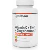 GymBeam Vitamín C + Zinok + extrakt zo zázvoru na cmúľanie 90 tabliet