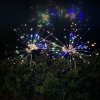 Solárne vianočné dekoratívne svetlo ohňostroj, Firework, 2ks, rôzne farby na výber Farba: Rôznofarebná