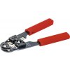 Krimpovacie kliešte RJ45 pre Cat.5 a Cat.6 kovové
