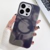 AppleKing priesvitný kryt so vzorom vodových farieb a MagSafe pre iPhone 13 Pro - sivý - možnosť vrátiť tovar ZADARMO do 30tich dní