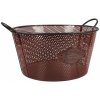 TIN TOURS Kovový košík okrúhly 43x43x21cm