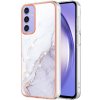 VSETKONAMOBIL 73838 IMD MARBLE Ochranný kryt pre Samsung Galaxy A15 / A15 5G WHITE