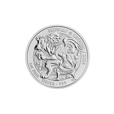 The Royal Mint strieborná minca Mýty a legendy - Beowulf & Grendel 2024 1 oz