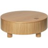 Ferm Living Konferenčný stolík Olles Storage Table, Ø 80 – prírodný dub