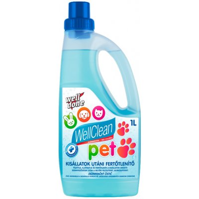 WELL CLEAN Pet Dezinfekčný čistič bez chlóru 1 l