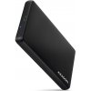 AXAGON EE25-SLC, USB-C 3.2 Gen 1 - SATA 6G 2.5'' SLIDE box, bezskrutkový, čierny EE25-SLC