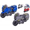 Mikro trading Motorka policejní - 14 cm - na setrvačník