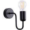 Sollux Sollux SL.1445 - Nástenná lampa VECTOR 1xE27/15W/230V čierna SLX1186 + záruka 3 roky zadarmo