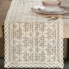 Eurofirany Čipkovaná štóla MARTHA 40x140cm béžová