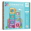 Magnetická stavebnica CONNETIX - Pastel Bright Portal Pack 48 kusov