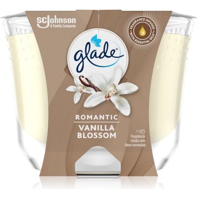 GLADE Romantic Vanilla Blossom vonná sviečka 224 g