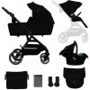 KINDERKRAFT SELECT kombinovaný Yoxi 3v1 Pure Black 2024