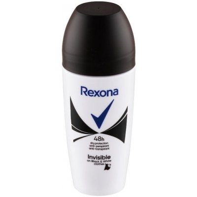 Rexona Invisible Black and White Antiperspirant roll-on 50 ml