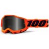 100% Accuri 2 Sand Orange, Kouřové plexi, motokrosové brýle