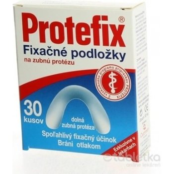 Protefix fixačné podložky dolná protéza 30 ks