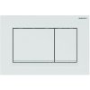 Geberit Sigma30 - Ovládacie tlačidlo splachovania, matná biela/biela 115.883.01.1