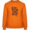 AWDis Sweat Mikina - Dizajn All you need is love and a Dog - Orange Crush - 3XL - Dámske