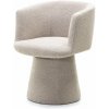 KK Čalúnené otočné kreslo OTAKAR béžové