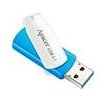 Apacer USB flash disk, USB 3.0, 64GB, AH357, modrý, AP64GAH357U-1, USB A, s otočnou krytkou