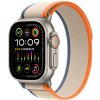 Apple Watch Ultra 2 GPS + Cellular, 49mm Titanium Case with Orange/Beige Trail Loop - M/L MRF23CS/A