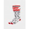 Stinky Socks X Hcsc (white/red) S-M, biela