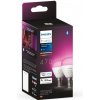 Philips Hue White and Color Ambiance žiarovka LED E14 5,1W/470lm 2000-6500K+RGB P45 kvapka biela 2-set