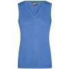 James & Nicholson Dámsky sveter bez rukávov JN656 Ľadovo modrá
