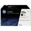 HP 05A Black LJ Toner Cart, 2-pack, CE505D (2,300 / 2,300 pages)