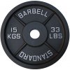Kubisport CWSPE15 Náhradný kotúč zo špeciálnej liatiny 15 kg - priemer otvoru 50 mm