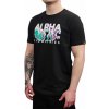 Alpha Industries Nebula T tričko pánske Black Farba: čierna, Veľkosť: XL