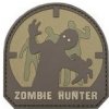 Gumová nášivka 101 Inc Zombie Hunter SWAT - olivová