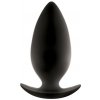 NS Novelties Renegade Spade Large, čierny silikónový análny kolík 10,5 x 4,5 cm