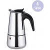 Arise KPS-400 Moka kávovar nerezový, 4 šálky