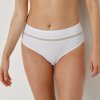 Súprava 2 vysokých nohavičiek Paia zn. Confidence Lingerie® z mikrovlákna a vyšívaného tylu biela 044 Blancheporte