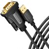 AXAGON ADS-1PSN, USB-A 2.0 - sériový RS-232 DB9-M Prolific adaptér / kábel 1.5m ADS-1PQN Axagon