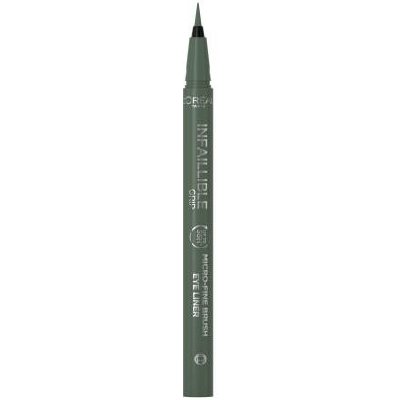 L'Oréal Paris Infaillible Grip 36H Micro-Fine Brush Eye Liner dlhotrvajúca ultra tenká očná linka 0.4 g 05 sage green