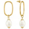 Troli pozlátené náušnice s perlami VAAJDE201461G